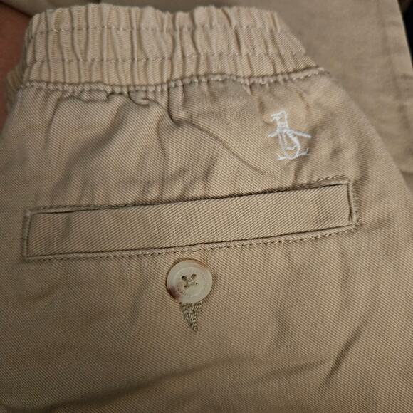 NWT Original Penguin Khaki Pull On Pants Size 8 - Picture 5 of 6